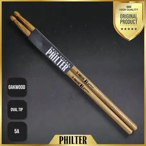 Stik Drum Oakwood Philter Oval Shaped Original High Quality Kayu