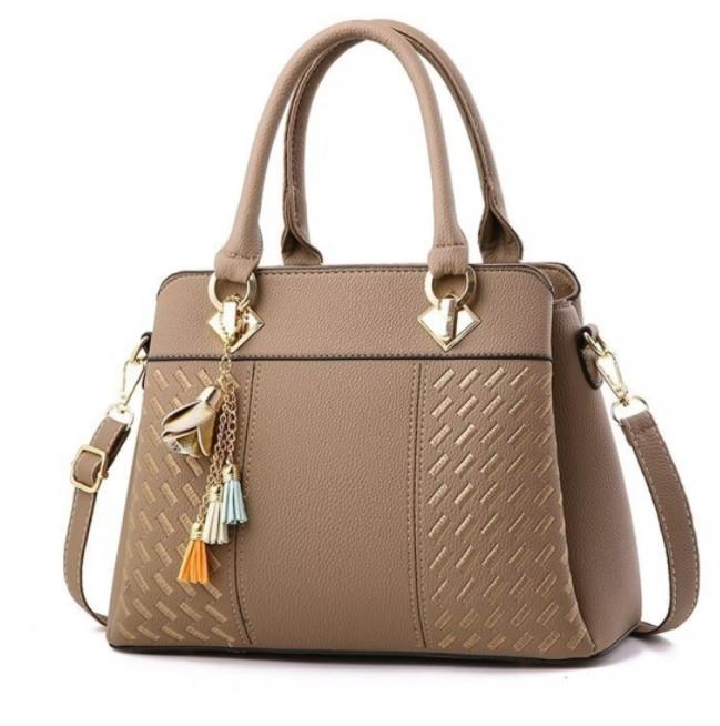 Túi xách tay nữ Túi công sở da sần nhiều ngăn phong cách Hàn Quốc LILA CHU31 Bag Len