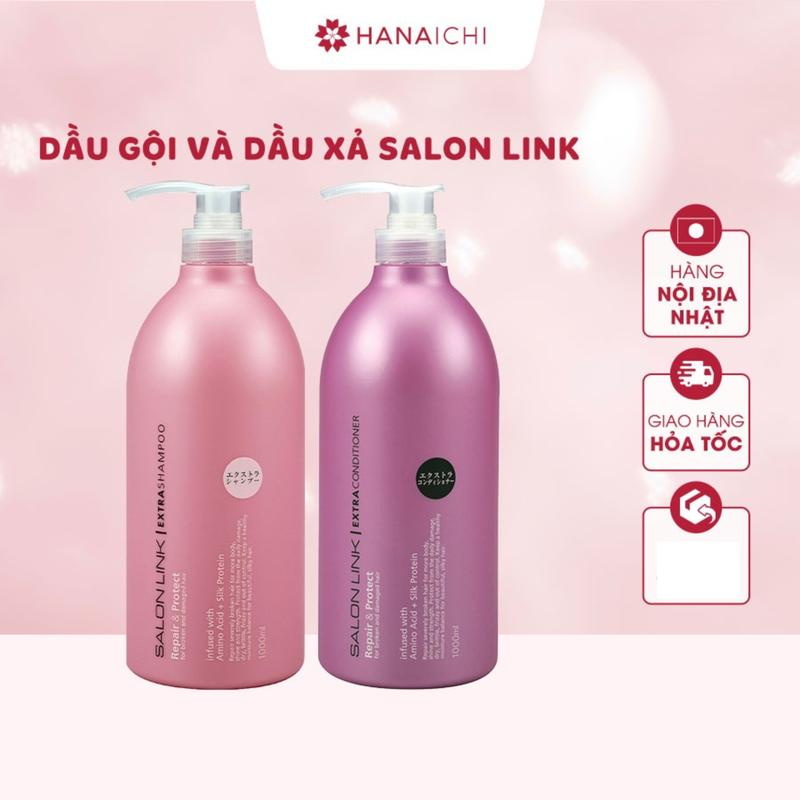 Dầu gội, xả Kumano Salon Link Extra Shampoo 1000ml Dưỡng Tóc