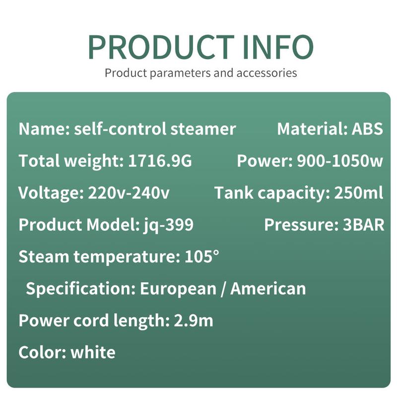 Product Introduction of High temperature and high pressure steam cleaning machine air conditioning kitchen range hood oil stain household 1050W cleaning machine disinfection cleaning multi-function 12