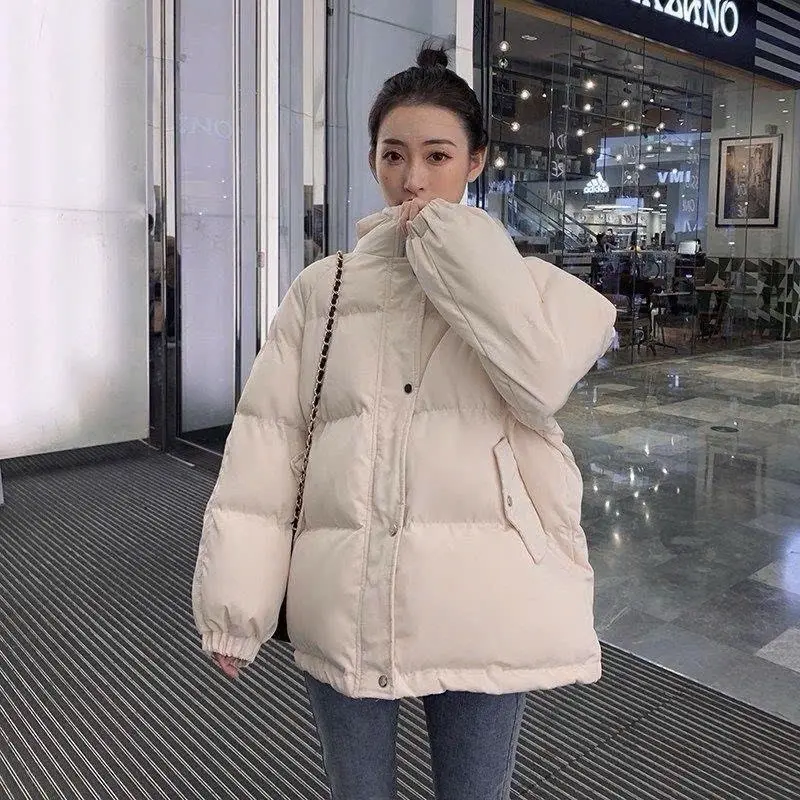 Áo Phao Béo 4 màu có mũ , HÀNG SIÊU SALE  Áo Khoác Đại Hàn Dày Dặn Cho Nam Nữ Hàng QCCC- TD001 5