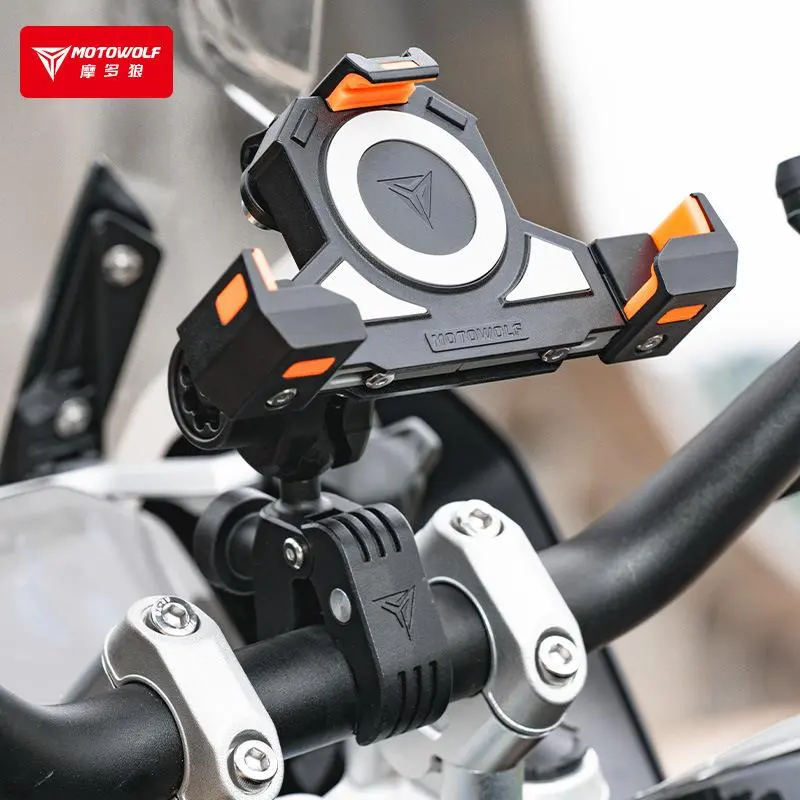 Kẹp điện thoại chống rung Motowolf MDL2828 0