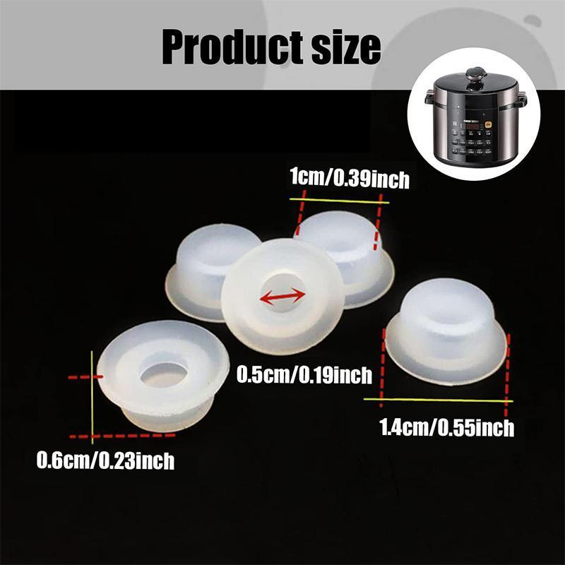 Electric Pressure Cooker Float Valve Parts Floating Seal Strip Non-Toxic Sealer Gasket Sticker Rubber Ring 6