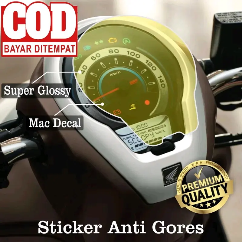 Sticker Anti Gores Scoopy Stiker Speedometer Scoopy Terbaru 2021-2023 Car 3