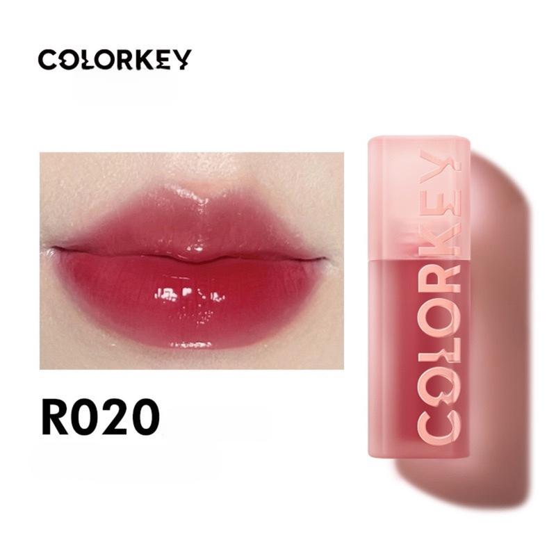 COLORKEY - Son bóng WATERY LIP SERUM màu tráng gương giúp môi trông căng bóng 3ml Cosmetic Mỹ Phẩm