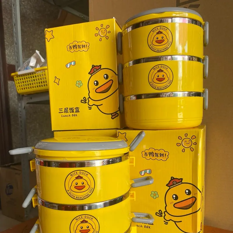 Hộp Đựng Cơm 3 Tầng Giữ Nhiệt 4