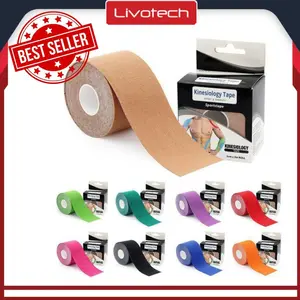 LIVO KINESIO TAPE 5M / Kinesiologi / Athletic Sports Elastic Kinesiology