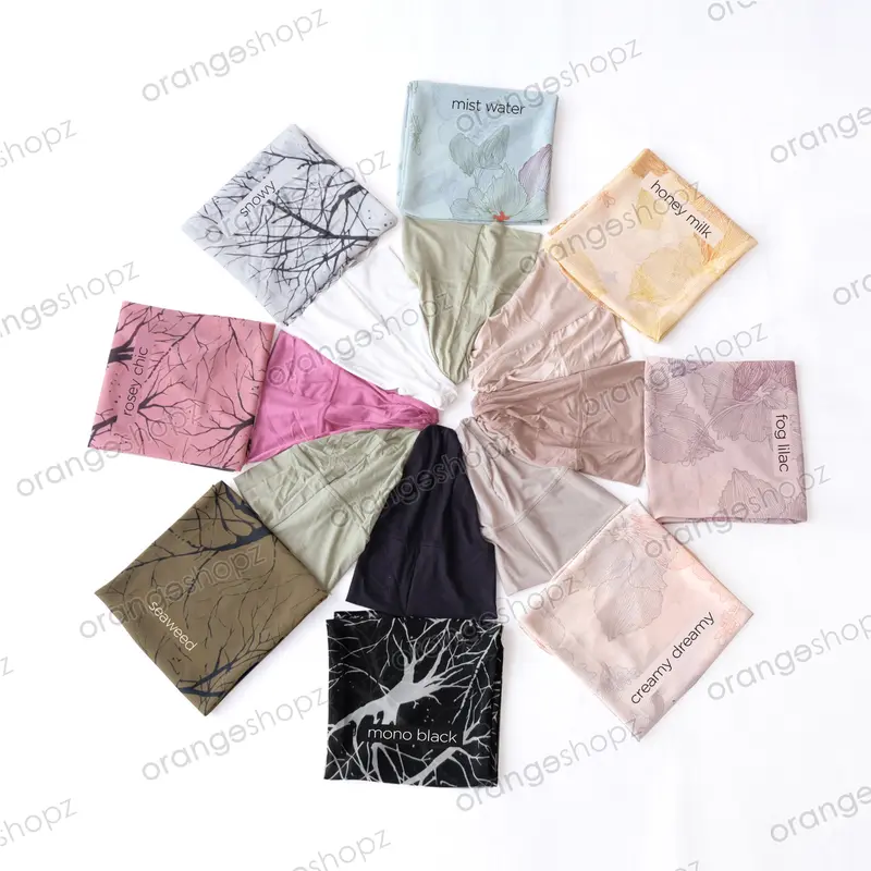 Hijab Hana Segitiga Instan Inner Motif  Cerutty Premium 1