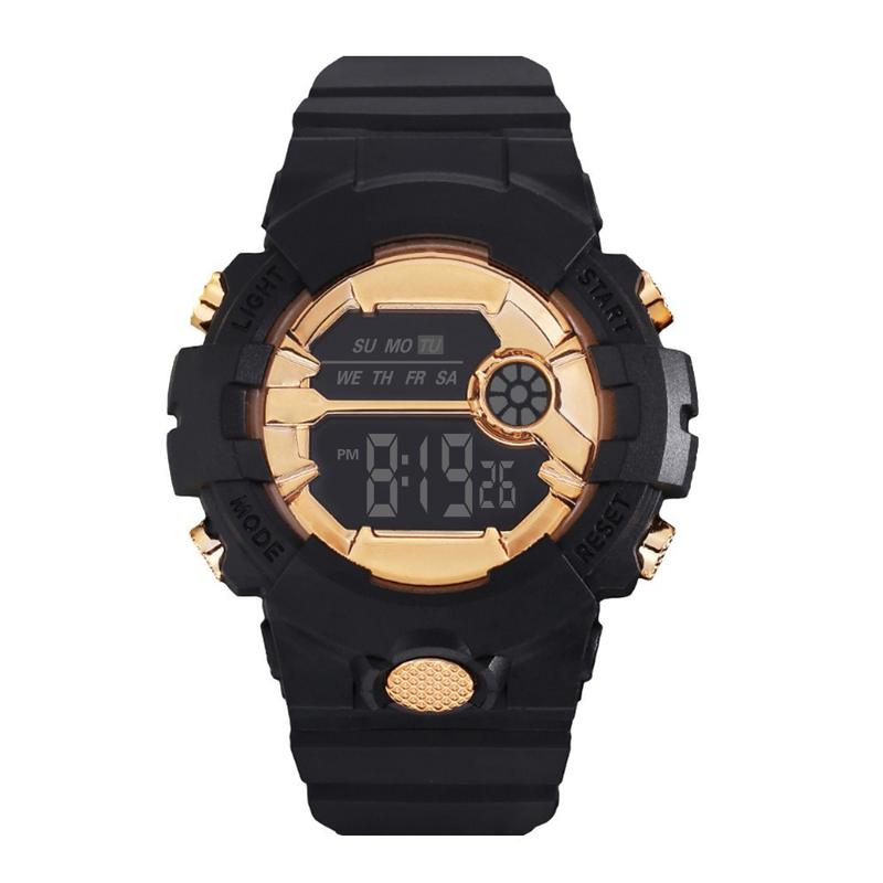 Product Introduction of Đồng Hồ Đeo Tay Thể Thao Reloj Cho Nam, Thời Trang Mới, Màn Hình Điện Tử, Không Thấm Nước, Lcd, Kỹ Thuật Số, Đồng Hồ Bấm Giờ, Ngày Tháng, Cao Su 39