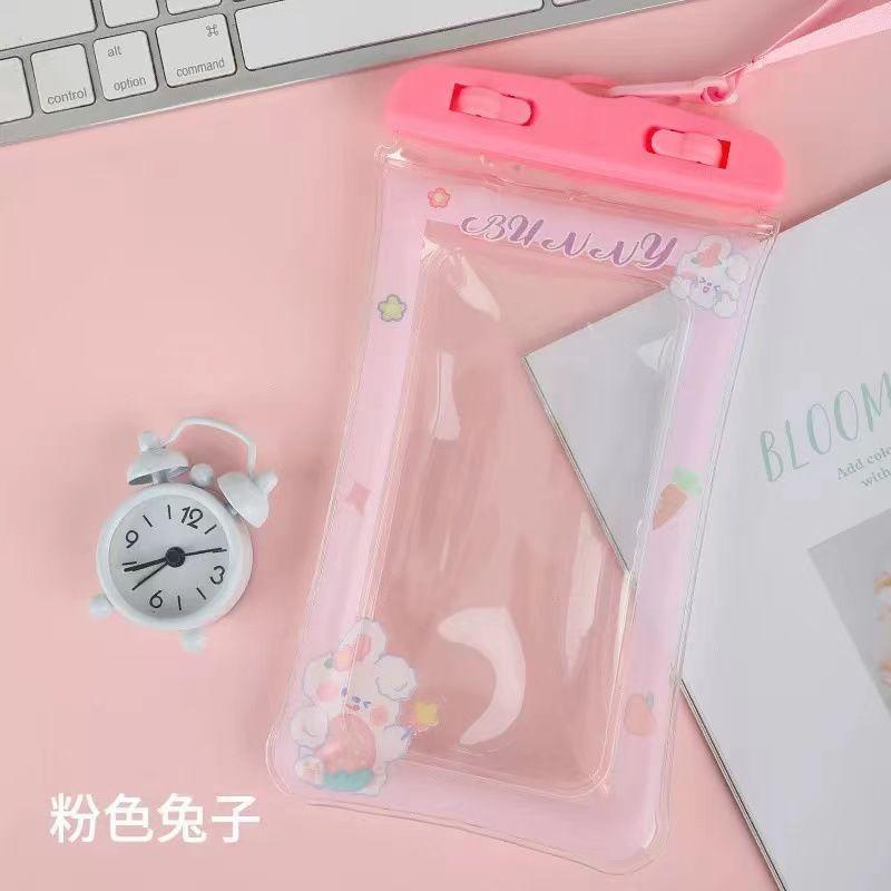Product Introduction of Sealing Card Film, Cartoon Airbag Waterproof Bag, Phone Bag, Neck Hanging Waterproof Bag, Delivery Touch Screen Diving Special Sealing Bag, Anti Lost Phone Case 3