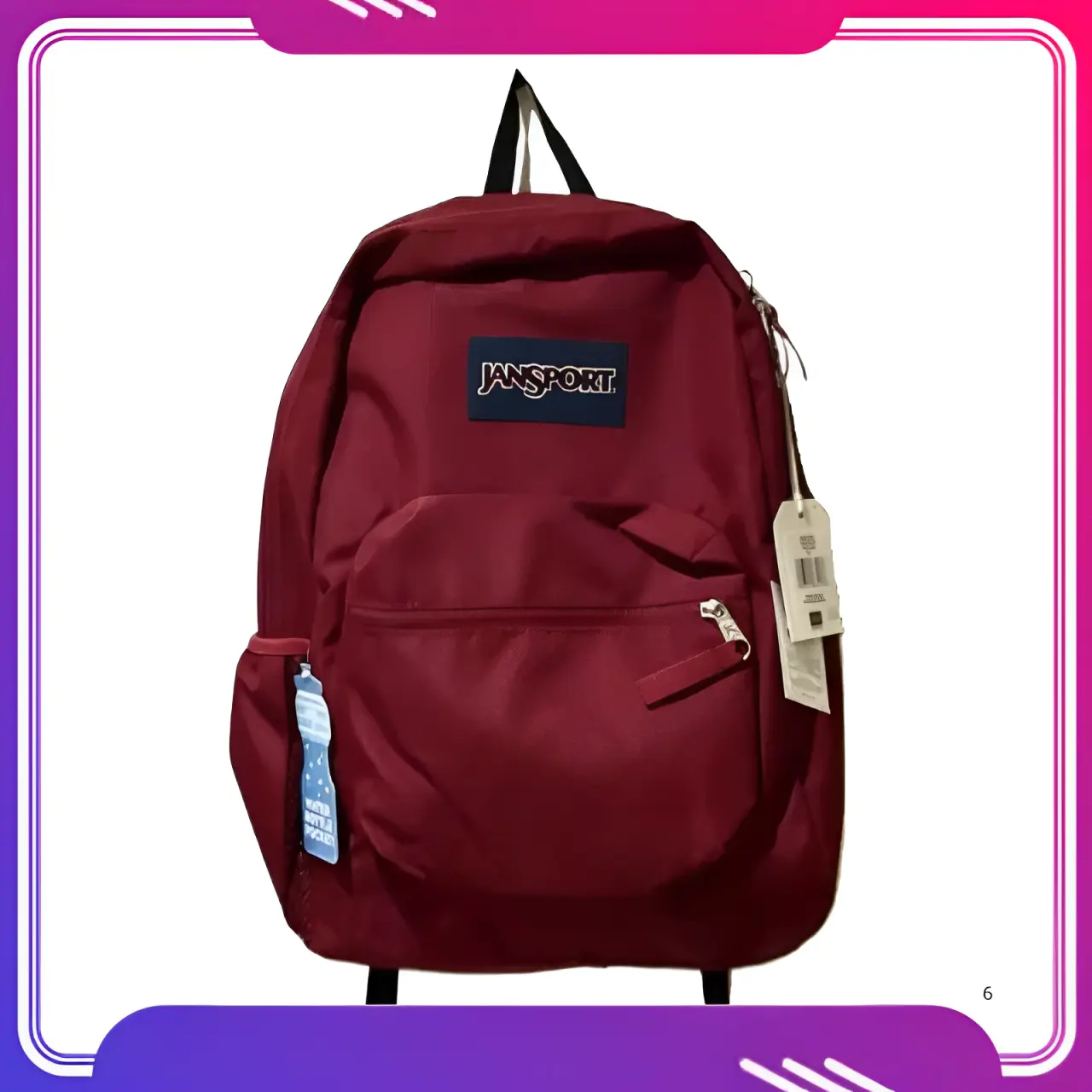 Tas Ransel New Jansport SuperBreak Russet Red Premium / Tas Sekolah / Backpack Unisex