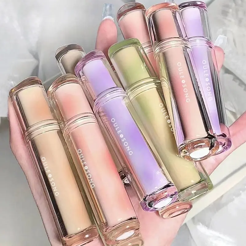 8-Color Frozen Tea Lip Lacquer Fig Mirror Water Light Lip Lacquer Moisturizing and Nourishing Long-Lasting Quick-Drying Film Forming Pure Moisturizing Lipstick for Women Makeup Gloss Lipgloss Cosmetic Moisturize Moisture Moisturizer Hydrate