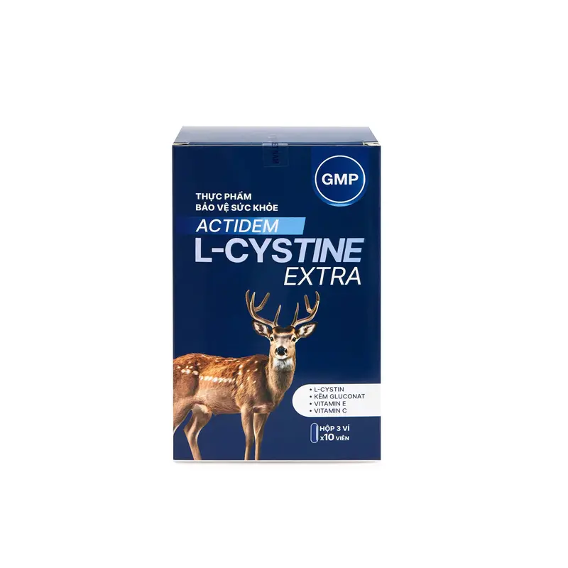 VIÊN UỐNG ACTIDEM L-CYSTINE EXTRA HỖ TRỢ LÀM ĐẸP DA 30 VIÊN 4
