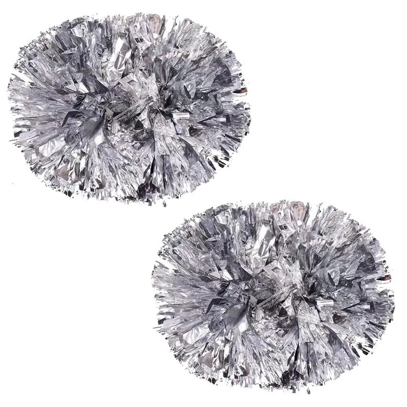 Cheerleading Poms, 2 Counts/set Handheld Cheerleading Pom Poms Suitable for Team Spirit Sports Dance Cheering, Handheld Cheerleading Flowerball for Team Spirit Cheering