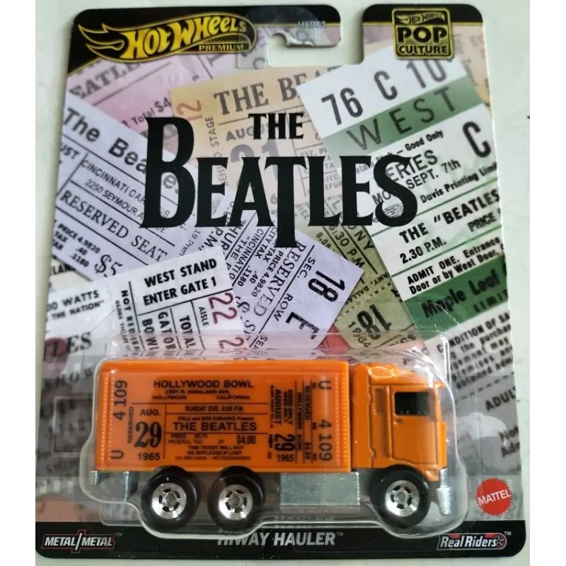 Store Minh Chung xe mô hình đồ chơi Hot wheels premium Pop culture the Beatles Hiway hauler Toy Nhựa