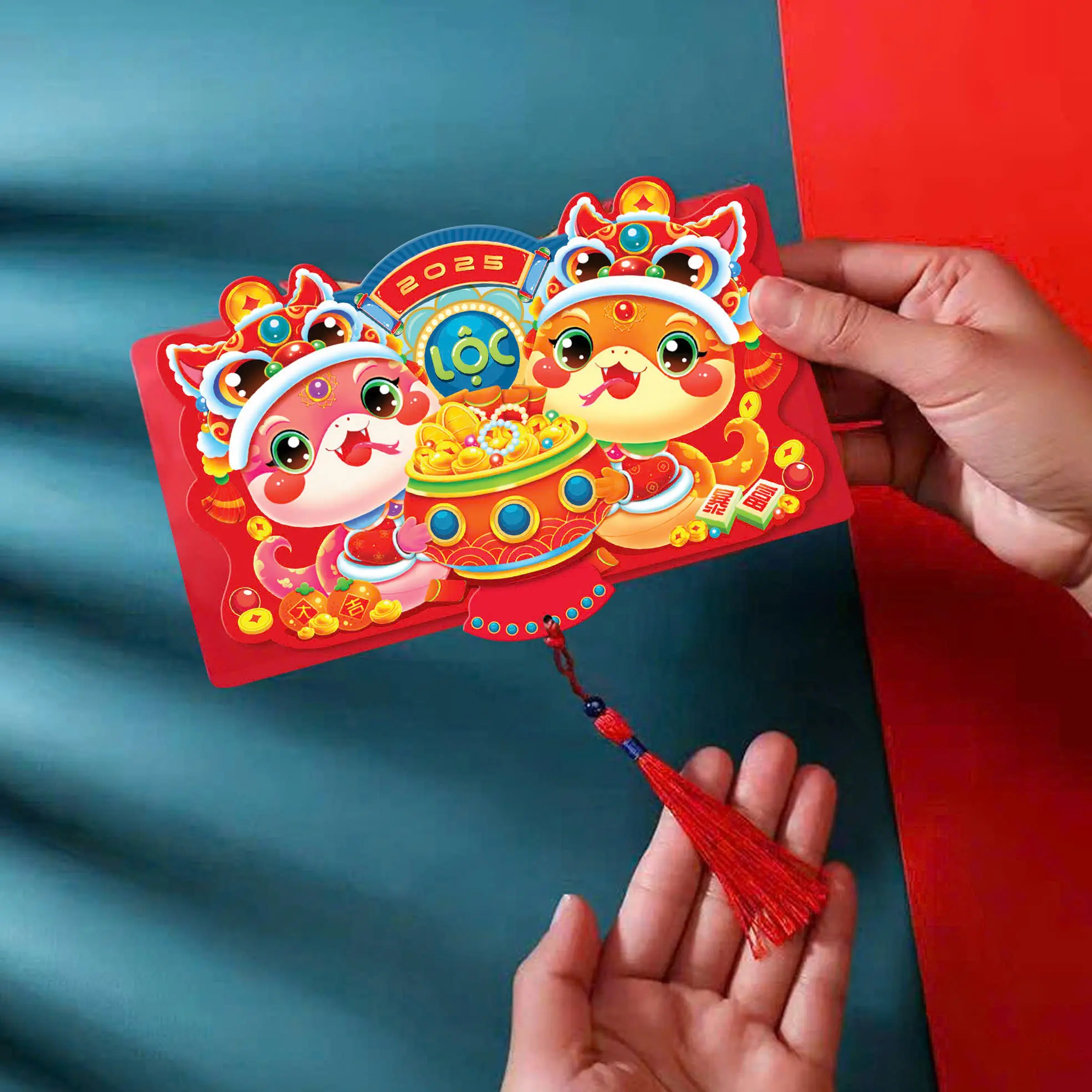 LÌ XÌ 2 NGĂN 6-10-20 NGĂN LÂN XẾP TẦNG GẤP GỌN NĂM MỚI