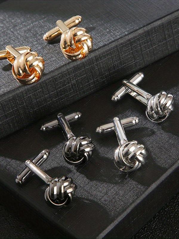 Men's Elegant Cufflinks, Fashionable Minimalist Cufflinks, Trendy All-match & Exquisite Accessories for Birthday Gift 2