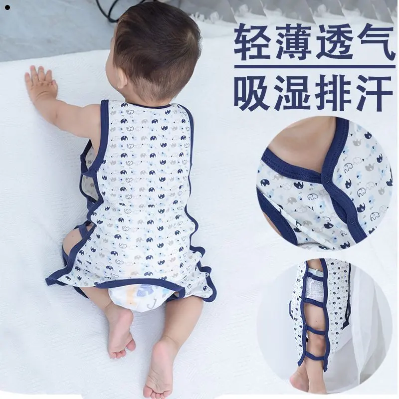 Quần Áo Pipa Cho Em Bé Áo Liền Quần Cotton Mỏng Mùa Hè, Áo Vest Không Tay Cho Em Bé Vải Modal, Bộ Sưu Tập 3734 Người