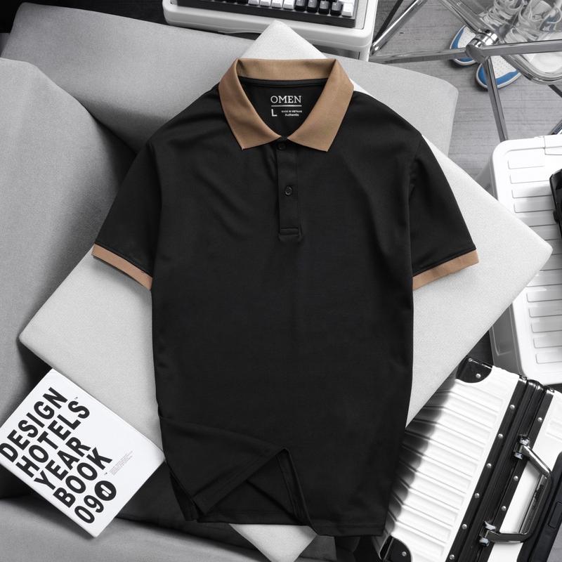 OMP7 ÁO THUN POLO NAM PHỐI CỔ PHỐI TAY OMEN