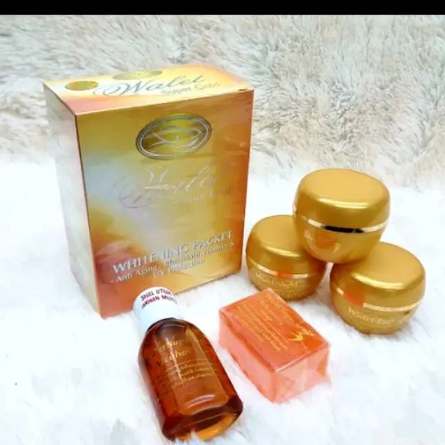 Paket walet super gold 5in1 original Wajah Perawatan Memutihkan Kering