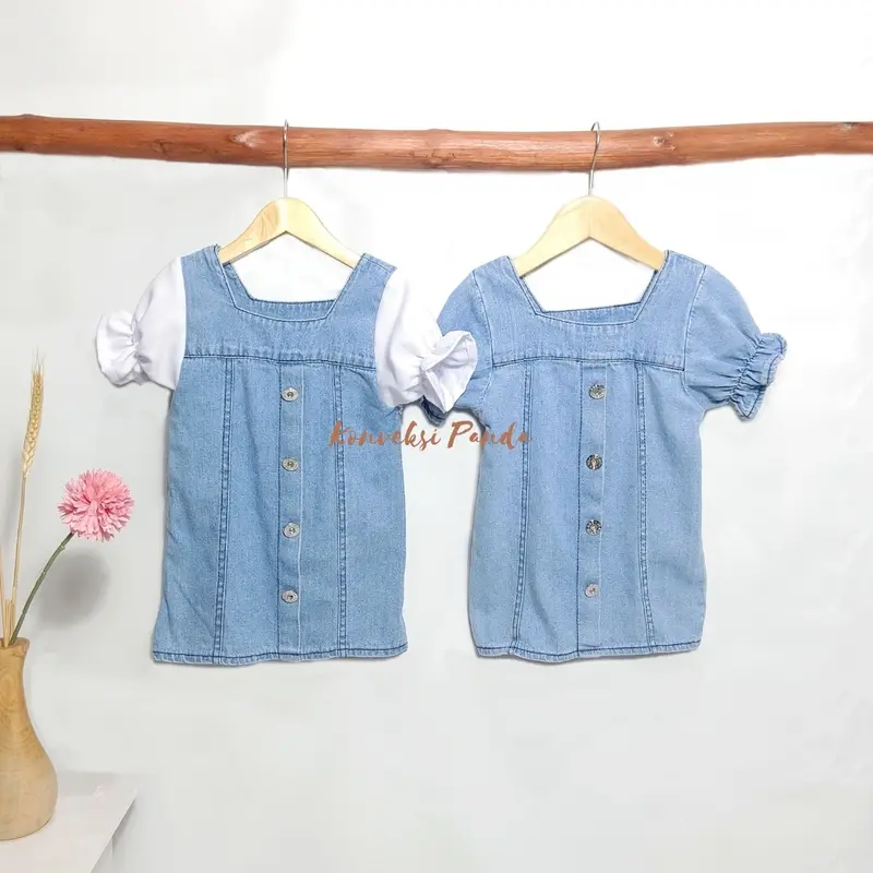 DRESS JASMINE JEANS Baju Dress Denim Anak Perempuan Berkualitas Fashion 5