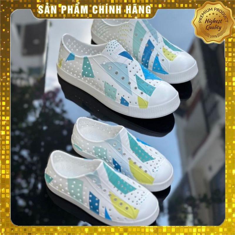 Giày Bé và Ba Mẹ nhựa su mềm NATIVE  2024 đi mưa nắng  đi biển  du lịch  chạy bộ êm chân 