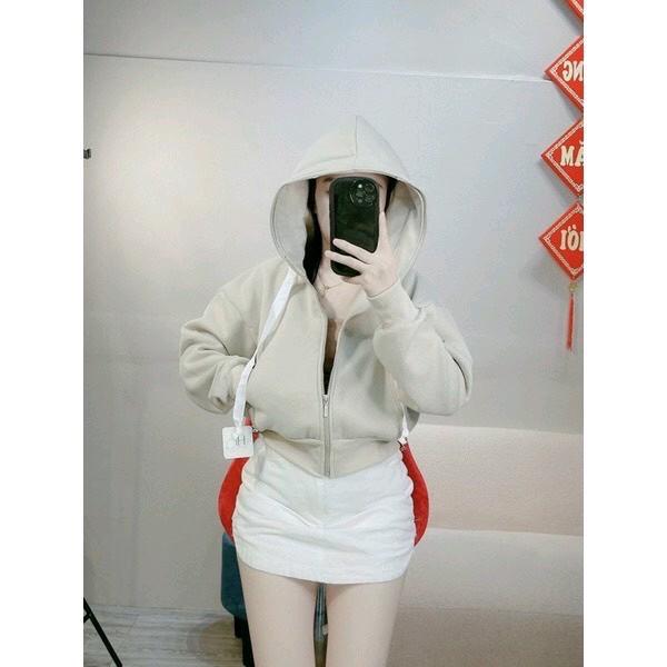 Áo khoác nỉ dày,xỏ ngón,túi trong 2