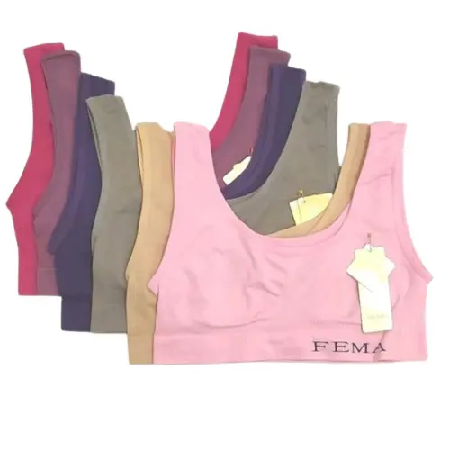 Miniset Wanita Dewasa  Nyaman Lembut Bh Bra Sport FEMA