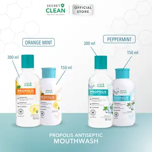 Secret Clean Propolis Antiseptic Mouthwash 150ml/300ml/500ml