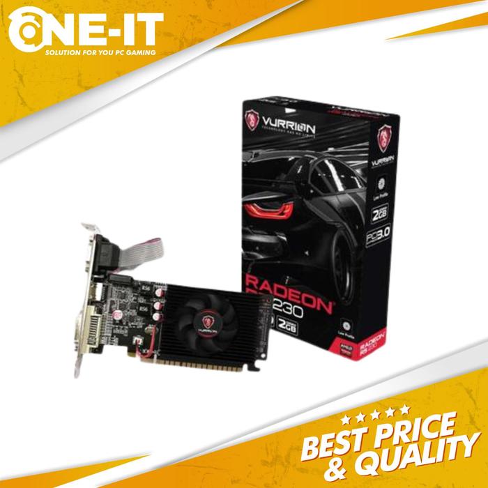 Jual VGA AMD R5 230 LP 2GB GDDR3 64 BIT 2G Low Profile - Kota Surabaya ...