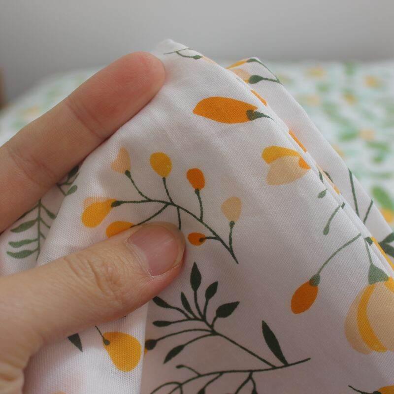 Product Introduction of Exported to UK Original Order 100% Pure Cotton Active Print Quilt Cover Four-Piece Set Single Double Duvet Cover Bed Sheets Pastoral Cotton 23