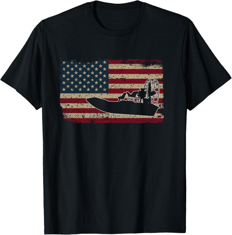 American Flag Airboat Shirt Racing America Gift Idea American Flag Airboat Shirt Racing America Gift Idea