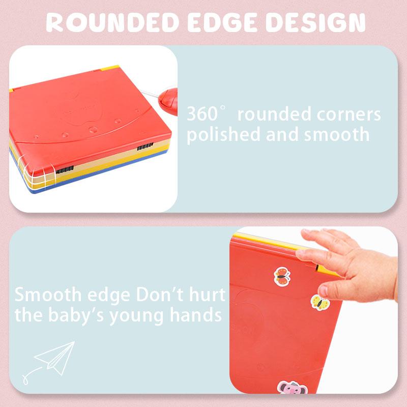 Product Introduction of New Sound Light Computer Model Toy for Kids With Moving Screen Novelty Toy Gift 5