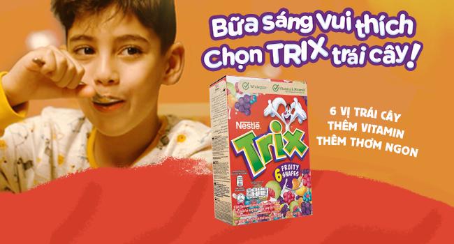 Product Introduction of Bánh ngũ cốc ăn sáng cho trẻ em 6 vị trái cây NESTLE TRIX 330gr NK từ Chile ÂU CHÂU SHOP 4