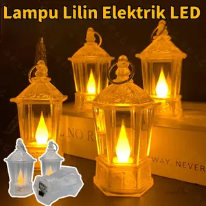 LED Lilin Elektrik Candle/Transparan Candle Light/Dekorasi Lampu/Lampu Lilin Elektrik LED Lilin Elektrik Candle Light Dekorasi Lampu Lilin Led Elektrik Mini Candle Bulat