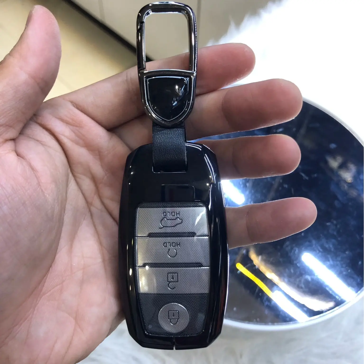 Ốp Khoá Morning , Cerato , Seltos , Sonet,Sedona 3,4,5 nút Hợp Kim
