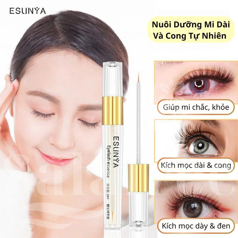 Serum Dưỡng Mi Esunya Hỗ Trợ Mọc Dài Mi Và Mày Cong Chắc Khỏe Tự Nhiên 3ml