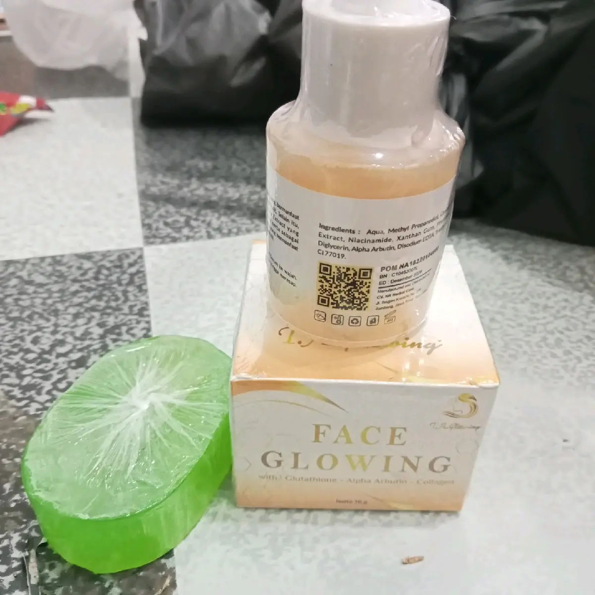 SERUM TA+CREAM TA MALAM+SABUN HIJAU. Cocok untuk semua jenis kulit