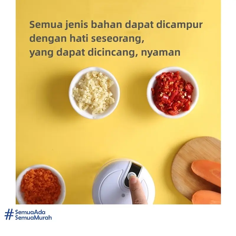 Blender Portable Mini USB - Chopper Alat Penggiling Bumbu Dapur 6
