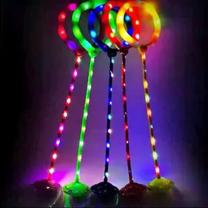 HULAHOP LED KAKI ALAT OLAHRAGA ANAK DAN DEWASA YOYO KAKI FLASHING JUMPING BALL Mainan Plastik