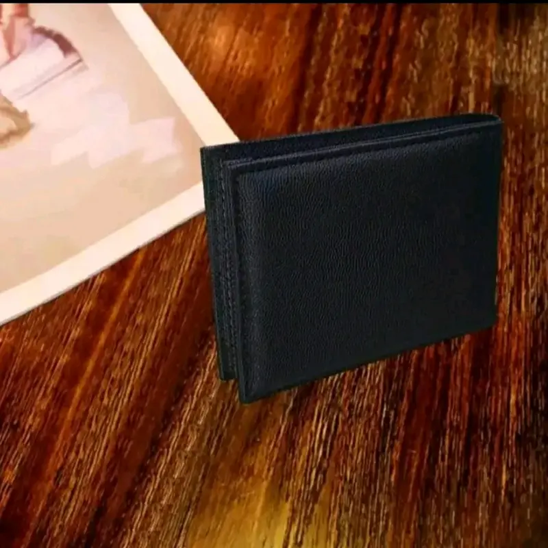 BAYAR DI TEMPAT Dompet Pria murah Dompet fashion pendek Dompet kulit sintetis Dompet kartu Dompet harga Grosir FREE BOX 1