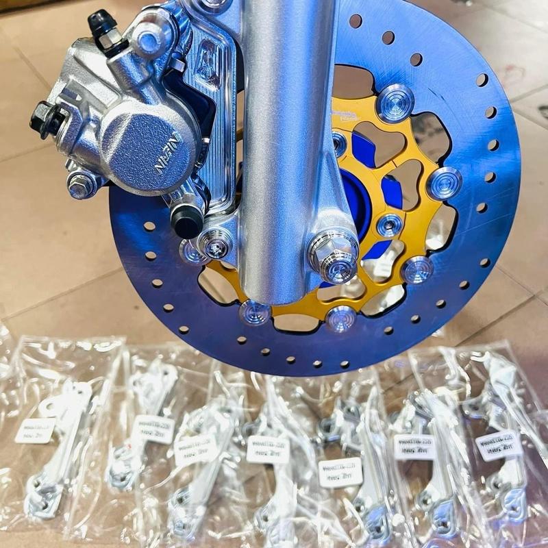 Pas Heo Dầu Zin Size Đĩa 220mm ( Heo zin + Heo Nissin thái ) nhôm 6 - Phụ Tùng