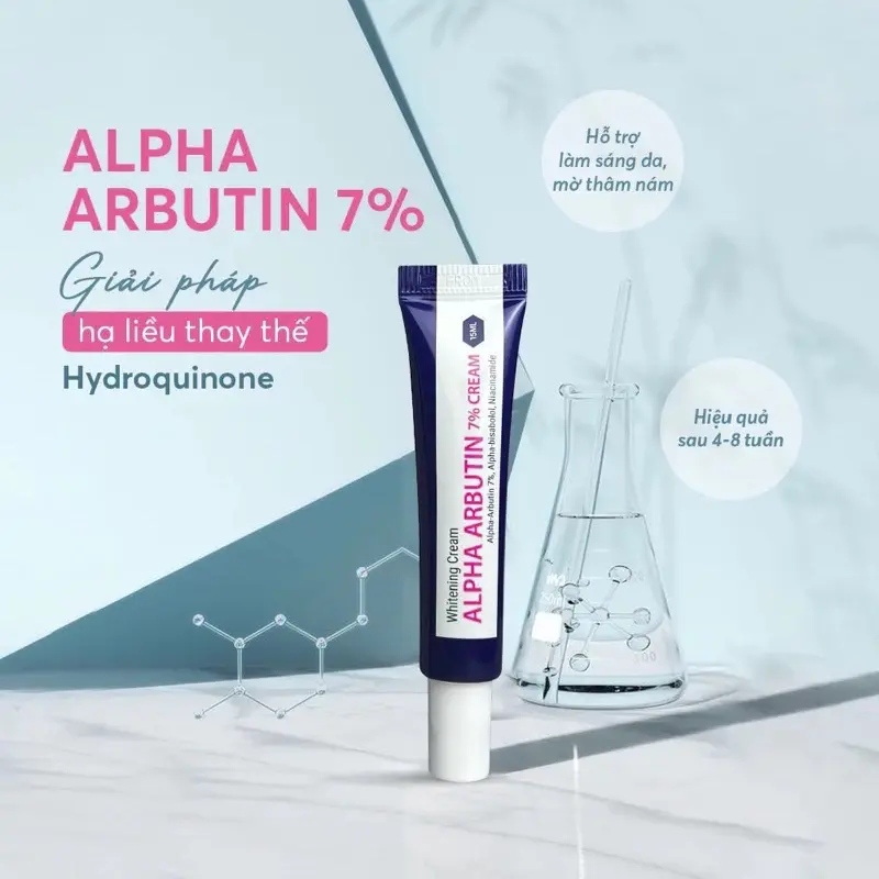 ￼Kem nám trắng da Alpha Arbutin 7% Cream 15 ml (mẫu mới nhất) 3