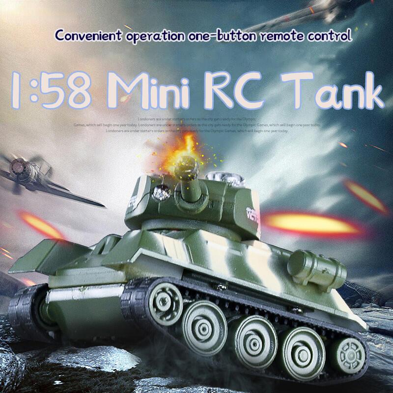 Product Introduction of Remote Control Small Tank Ultra-small Mini RC Crawler Driving Tiger Armored Vehicle Military Chariot Off-road Car Kid Gifts 0