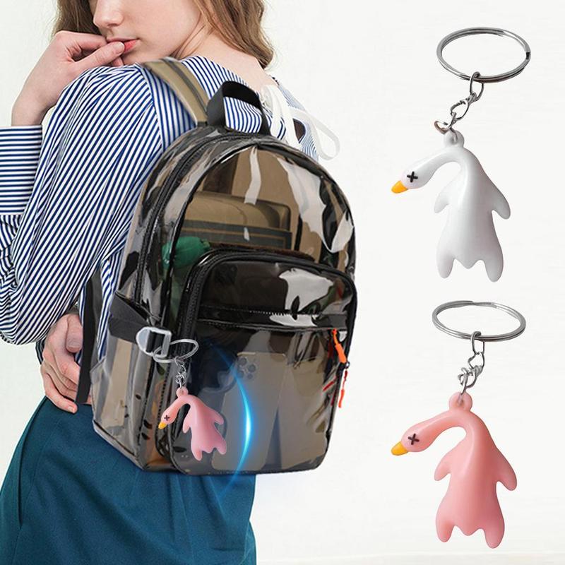 Product Introduction of Funny Color Change Duck Bag Pendant UV Simulation Roast Duck Car Pendants Keyrings For Handbag Accessories Gift 20