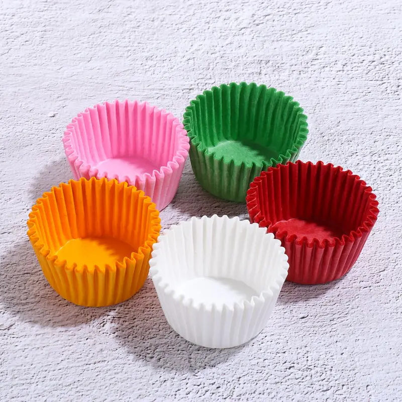 Tấm Lót Bánh, 500 / 1000 Cái, Dụng Cụ Làm Bánh Gia Đình & Nhà Bếp, Cốc Nướng Bánh, Hộp Đựng Bánh Nướng Xốp Giấy Gói Bánh Cupcake Cốc Giấy Làm Bánh, Giấy Lót Giấy Sô Cô La 5