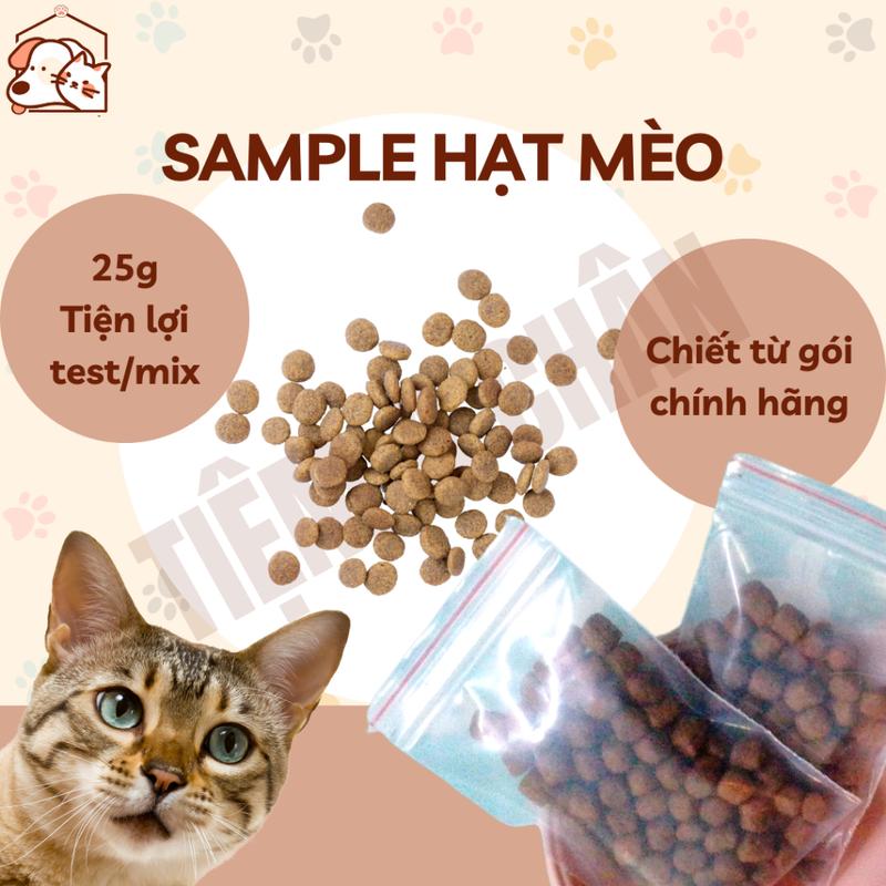 Mẫu thử Sample thức ăn khô hạt cho mèo các hãng đủ vị phần 2
