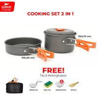 Gambar SPEEDS Alat Masak Camping 2in1 Piknik Portable Multifungsi Kebutuhan Luar Ruangan 003-200 - 003-201 SET dari Speeds Platinum Store Kota Surabaya 1 Tokopedia
