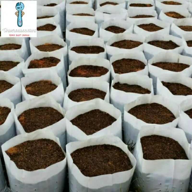 【1KG=18Pcs】16”x16” White Poly Bag| Poly Bag Tanaman | Poly Bag Garden