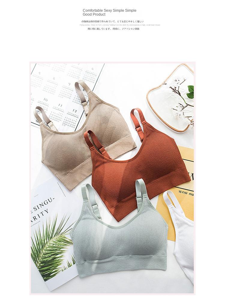 Product Introduction of Seamless Strapless Cotton Bra For Minimalistic Girls Comfort Women Underwear Womenswear Lady 1